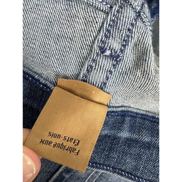 True Religion Womens Low-Rise Keira Denim Shorts Size 27 Distressed Frayed Hem N - Picture 11 of 16